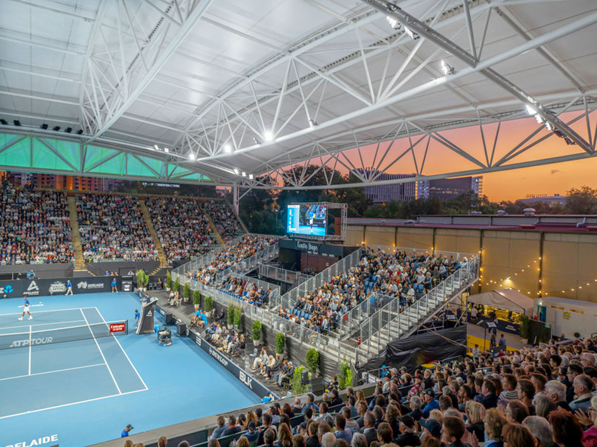 Adelaide Tennis Centre Court Canopy - Makmax Australia 01