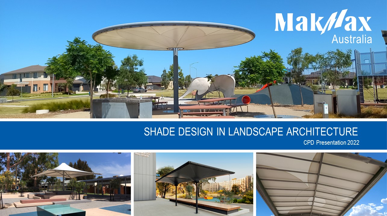 CPD Presentation Cover - Shade Design in Landscape Architecture